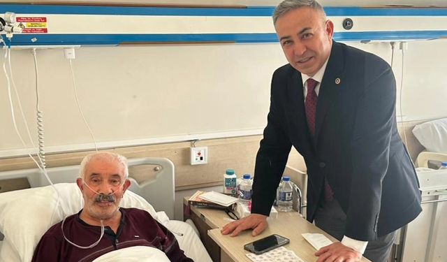 Mehmet Tahtasız’dan İsmail Ardık’a geçmiş olsun ziyareti