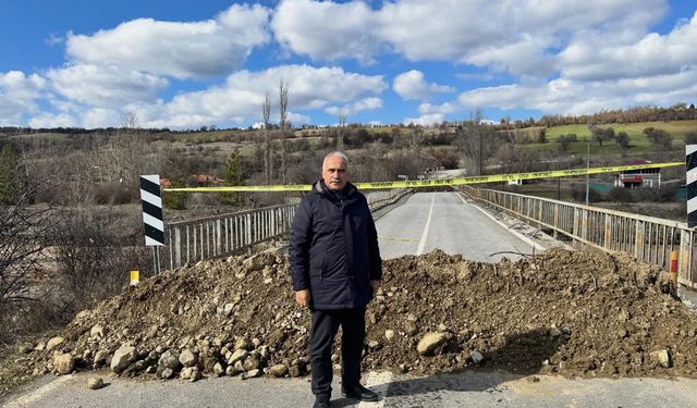 Başkan Çizikci, Çomu Köprüsü’nde inceleme yaptı