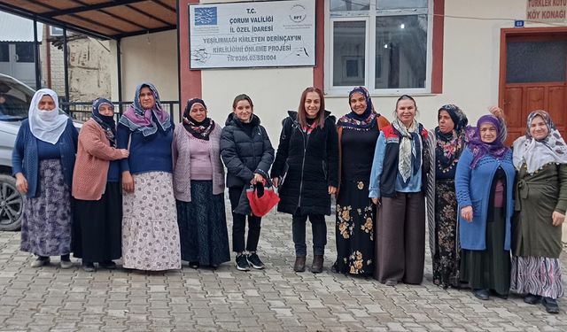 Çorum’da Kadın Çiftçilere Buzağı ve Hububat eğitimi