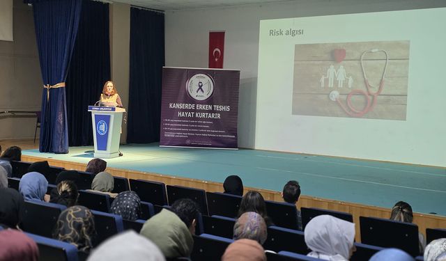 Çorum'da kanser farkındalık eğitimi düzenlendi