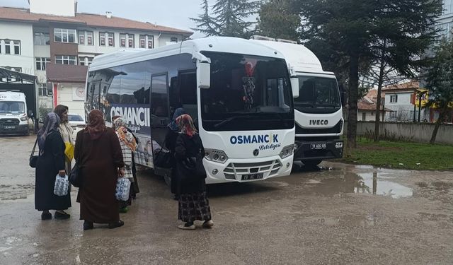 Osmancık Belediyesi’nden kanser taramalarına ulaşım desteği