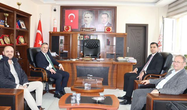 Kaymakam Akman’dan Gençlik ve Spor İl Müdürlüğü’ne ziyaret
