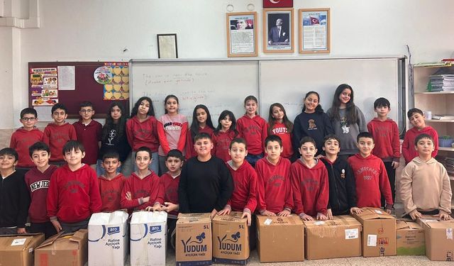 Öğrencilerden Ramazan’da anlamlı yardım