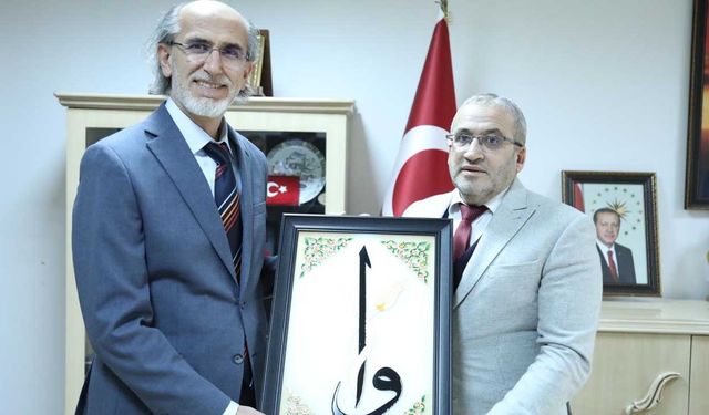 Lokman Hekim Üniversitesi Rektörü’nden İl Millî Eğitim Müdürü Cemil Çağlar’a ziyaret
