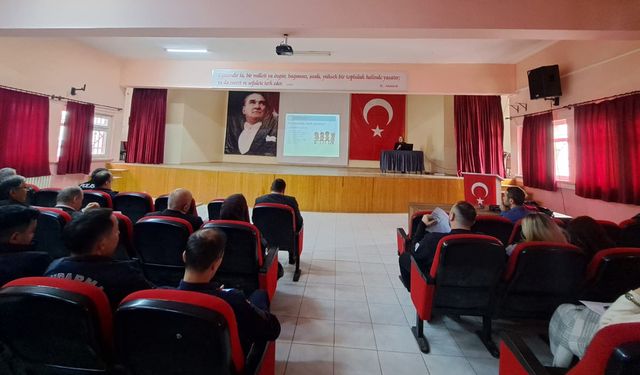 Beş kurumdan ortak eğitim! Mecitözü’nde bağımlılıkla mücadele programı