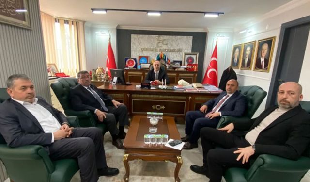 Sungurlu teşkilatından MHP İl Başkanı Çıplak’a ziyaret