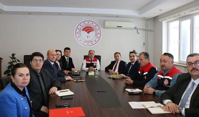 Çorum’da Organize Tarım Bölgesi için kritik toplantı