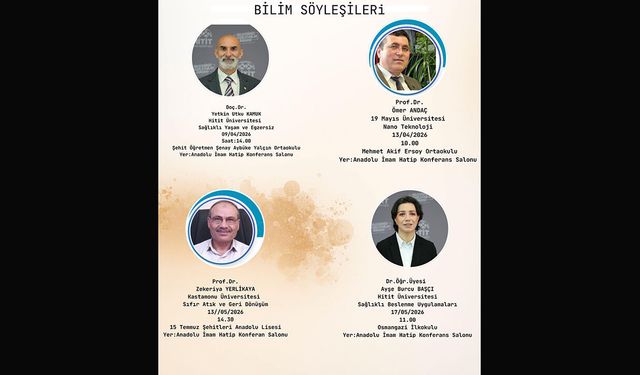 Osmancık’ta TÜBİTAK Bilim Söyleşileri başlıyor