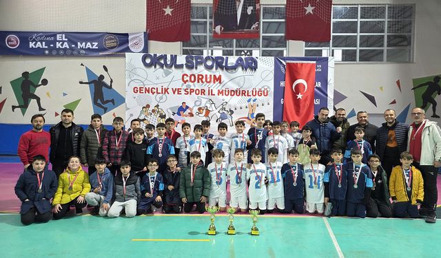 Osmancık Atatürk Ortaokulu il şampiyonu oldu