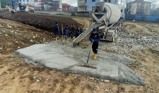 Sapyolun Deresi’nde menfez yapımı tamamlandı