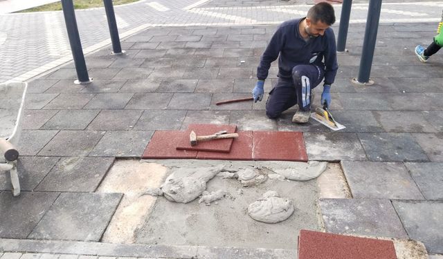 Türk Devletleri Parkı’nda bakım ve onarım çalışması