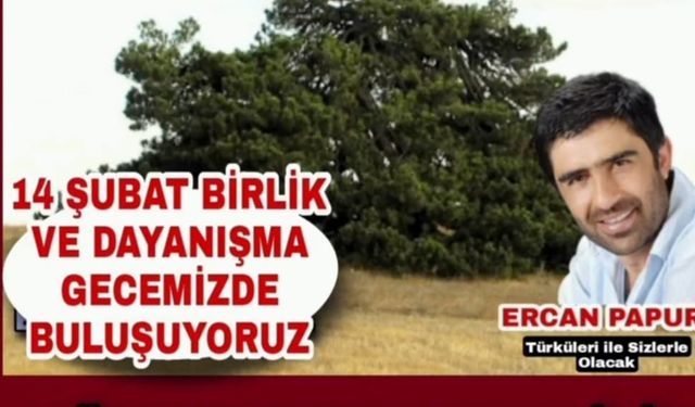 Büyük Palabıyık Köyü’nde birlik ve dayanışma gecesi düzenlenecek