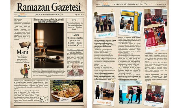 Çorum’da Ramazan Gazetesi’nin 4. sayısı yayımlandı