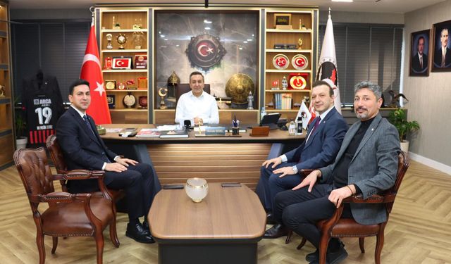 Eczacı Odası’ndan Başkan Dere’ye ziyaret