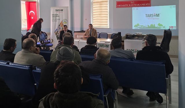 Alaca ve Ortaköy’de çiftçilere TARSİM eğitimi