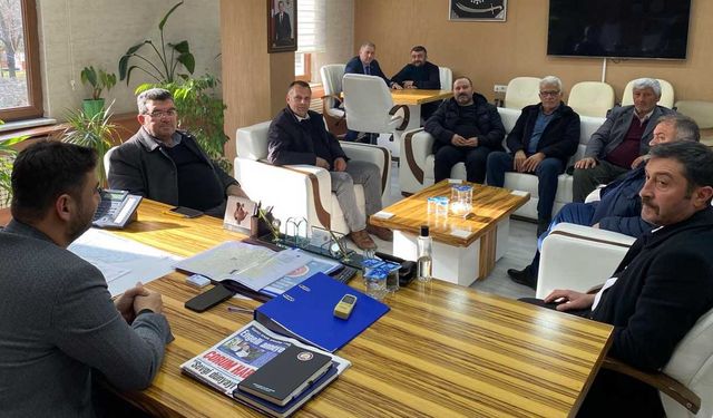 Muhtarlardan İl Genel Meclis Başkanı Muhammed Fatih Temur’a ziyaret