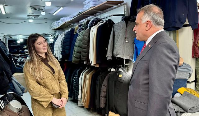 Yakup Alar’dan Kubbeli Caddesi’nde esnaf ziyareti