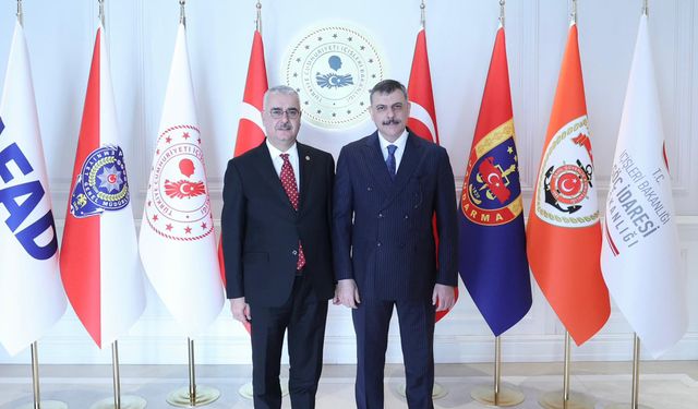 Yusuf Ahlatcı, Bakan Mustafa Çiftçi’yi ziyaret etti