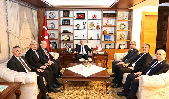 Orman Genel Müdürlüğü heyetinden Vali Çalgan'a ziyaret