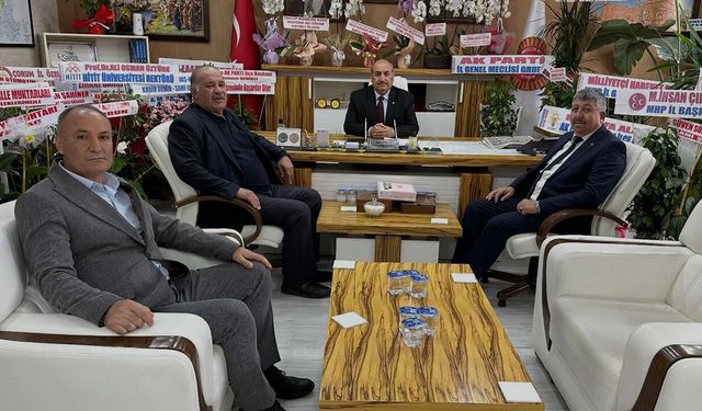Boğazkale heyetinden Başkan Bıyık’a hayırlı olsun ziyareti