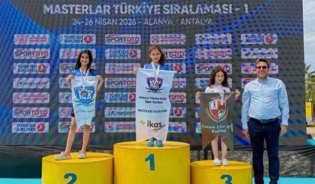 Asya Esma Çeken Türkiye üçüncüsü oldu