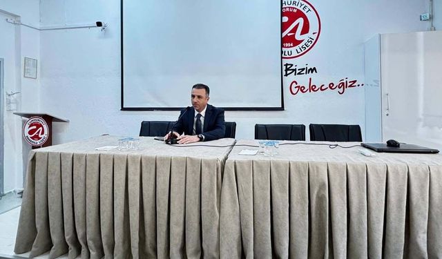 Başsavcı Bektaş’tan öğrencilere kariyer ve hukuk söyleşisi