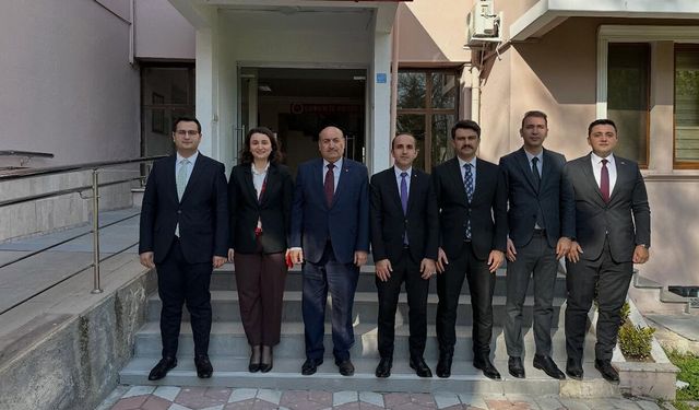 Kaymakamlardan Duran Bıyık’a hayırlı olsun ziyareti