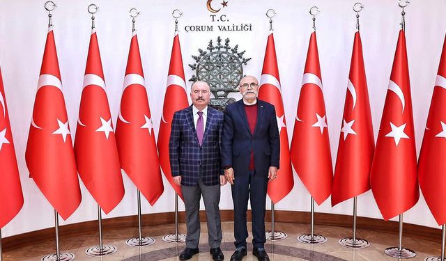 Muzaffer Öztürk Çorum’da ağırlandı