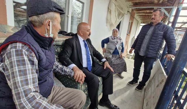 Ortaköy’ün sevilen ismine geçmiş olsun ziyareti