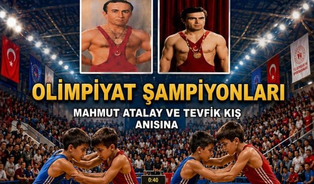 Olimpiyat şampiyonları anısına güreş heyecanı yaşanacak