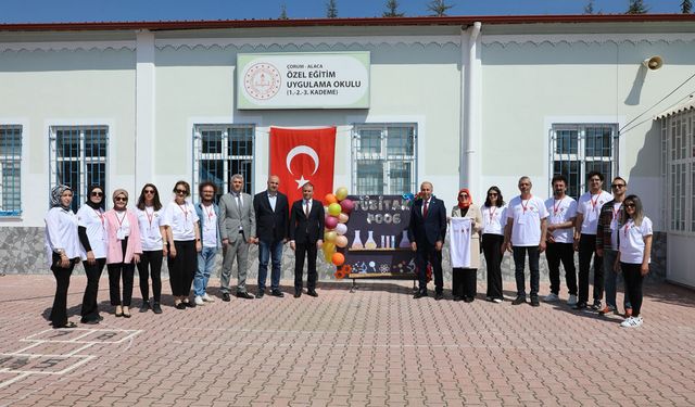 Özel öğrencilerin bilim fuarına katıldılar