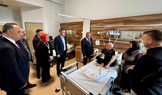 Yakup Alar’dan hastane ziyareti: Geçmiş olsun dileklerini iletti