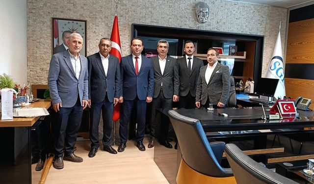 SGK İl Müdürü Mustafa Göncü’ye nezaket ziyareti
