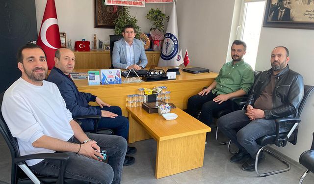 Sağlık-Sen Çorum Şubesi’ne ziyaret