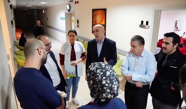 Alaca Devlet Hastanesi’nde hizmetler yerinde incelendi