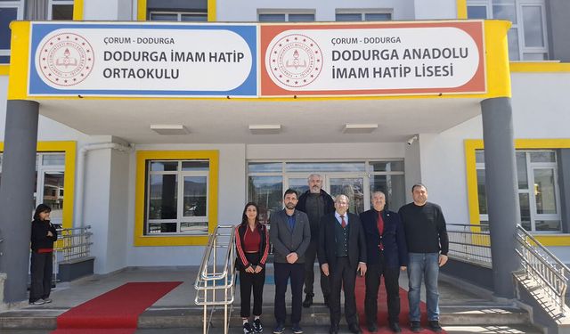 Cemil Çağlar’dan Dodurga’daki okullara ziyaret