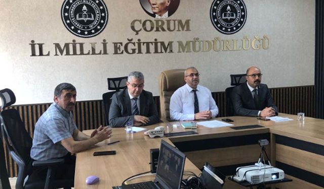 Çorum’da halk eğitimi faaliyetleri masaya yatırıldı