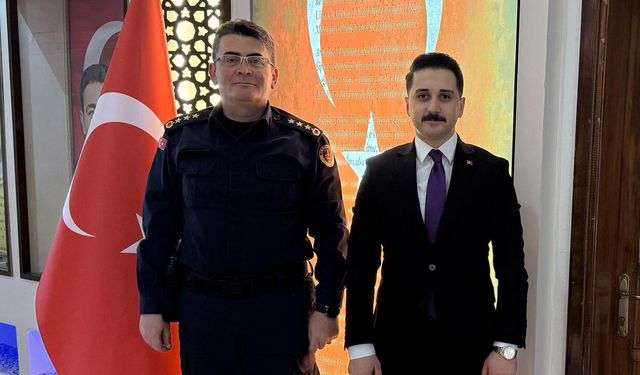 İl Jandarma Komutanı Ayvaz’dan Kaymakam Şapaloğlu’na ziyaret