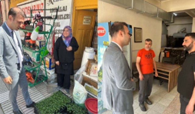 Kaymakam Mustafa Düzgün’den Uğurludağ’da esnaf ziyareti
