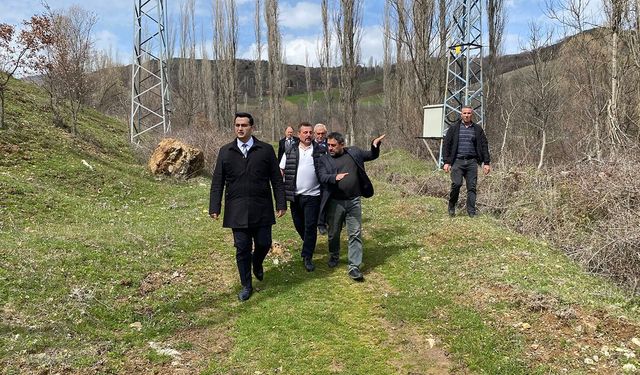 Kaymakam Tokur, Ağaççamı Köyü’nde incelemelerde bulundu