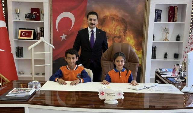 Ortaköy’de Kaymakamlık koltuğu çocuklara devredildi
