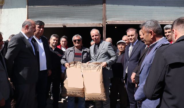 TAKE Projesi kapsamında çiftçilere tohum desteği