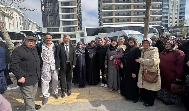 Laçin’de hacı adayları dualarla uğurlandı