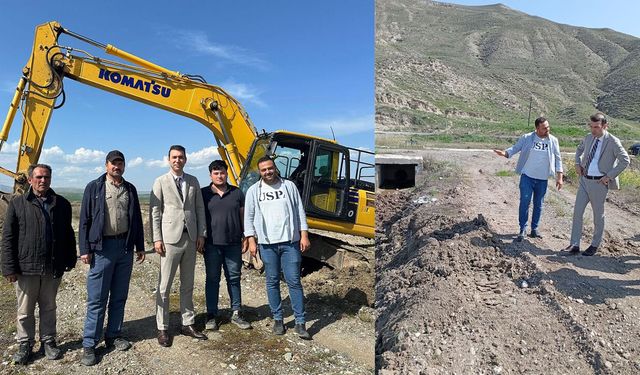 Kaymakam Düzgün, Sulama Projesini sahada inceledi