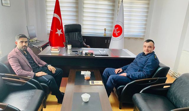 Duran Çulhaoğlu'ndan İlçe Müftüsü Ömer Kılıç’a ziyaret