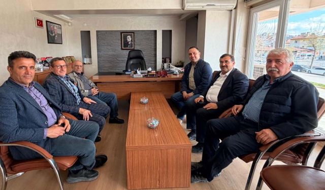 Veli Uysal ve Hüseyin Uysal’dan Ziraat Odası’na ziyaret