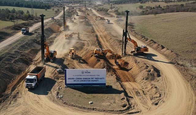 Çorum'u Samsun ve İran otoyollarına bağlayacak dev projede çalışmalar hızlandı