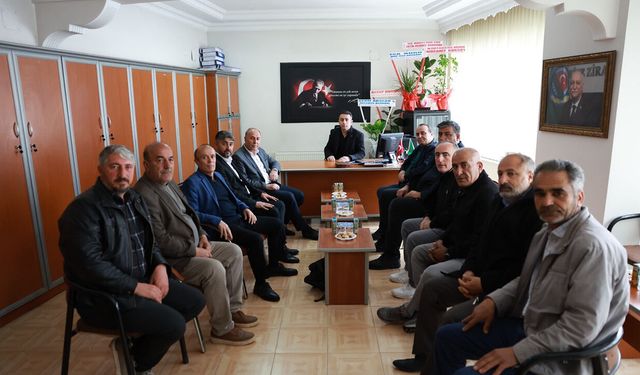 Başkan Arslan’dan Ziraat Odası’na hayırlı olsun ziyareti