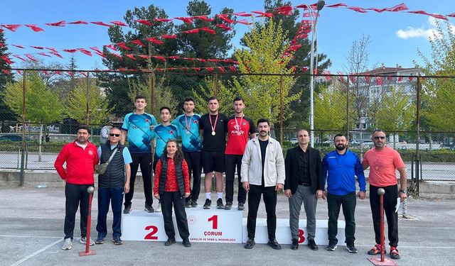 Çorum’da okul sporları bocce müsabakaları tamamlandı