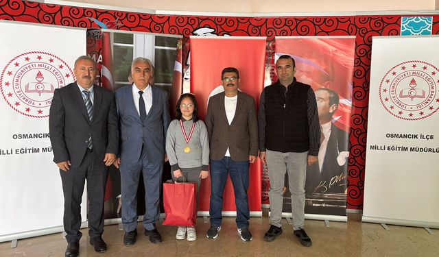 Osmancık’ta minik yetenekten büyük başarı